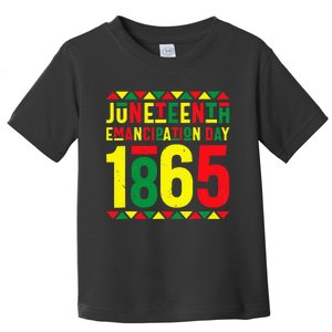 Emancipation Day Juneteenth African 1865 Freedom American Toddler T-Shirt