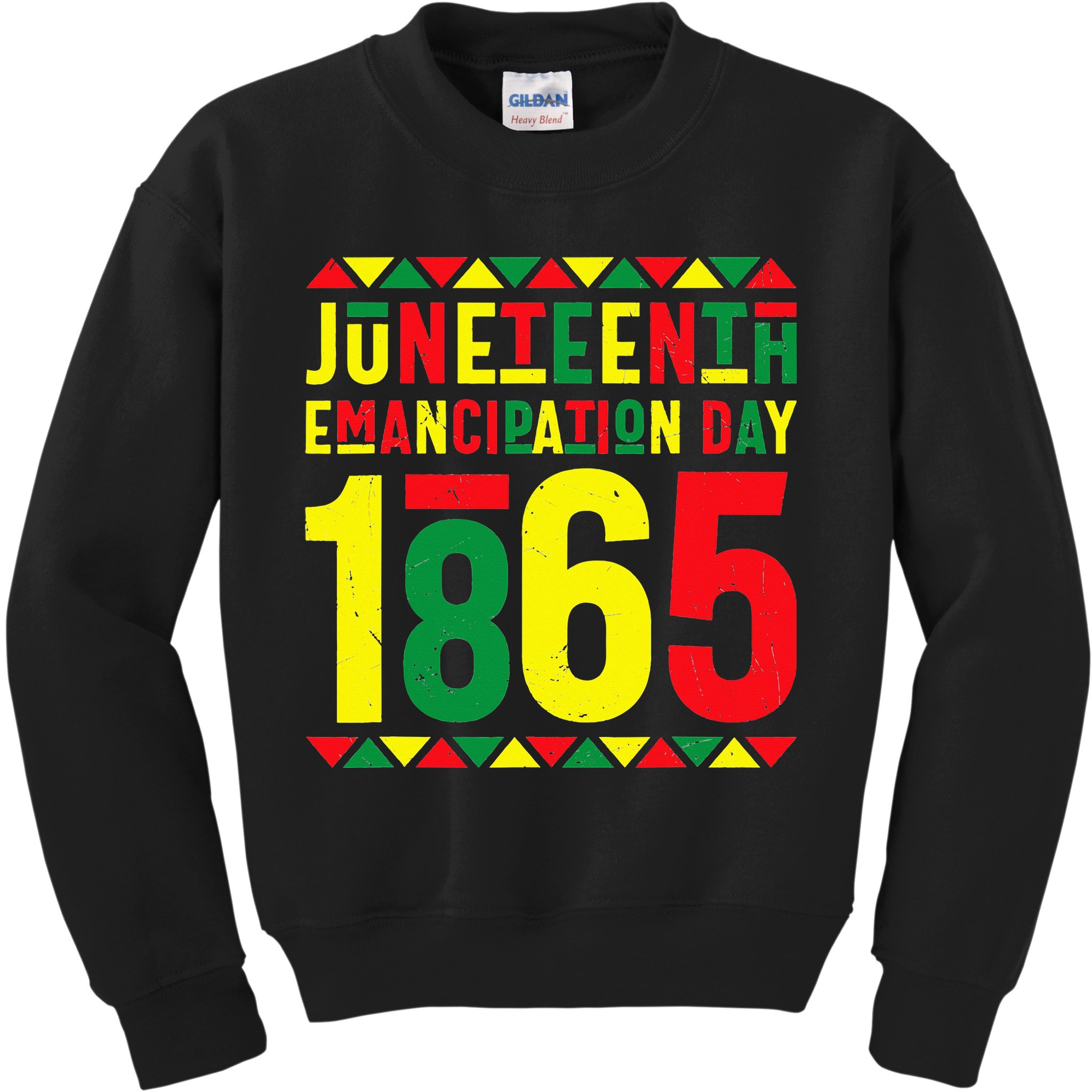 Emancipation Day Juneteenth African 1865 Freedom American Kids Sweatshirt