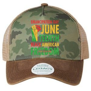 Emancipation Day Juneteenth Black American Freedom Legacy Tie Dye Trucker Hat