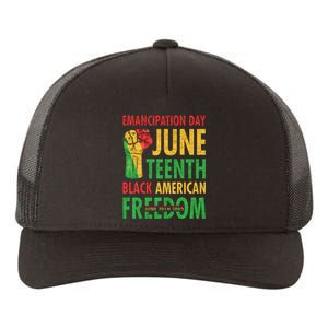 Emancipation Day Juneteenth Black American Freedom Yupoong Adult 5-Panel Trucker Hat