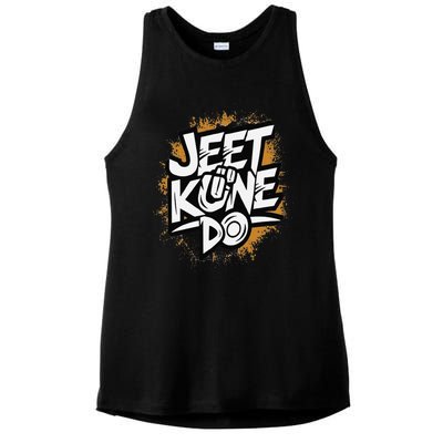 Emotional Damage Jeet Kune Do Jkd Mixed Martial Arts Ladies PosiCharge Tri-Blend Wicking Tank