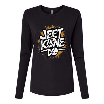 Emotional Damage Jeet Kune Do Jkd Mixed Martial Arts Womens Cotton Relaxed Long Sleeve T-Shirt