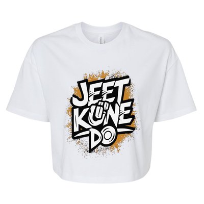 Emotional Damage Jeet Kune Do Jkd Mixed Martial Arts Bella+Canvas Jersey Crop Tee