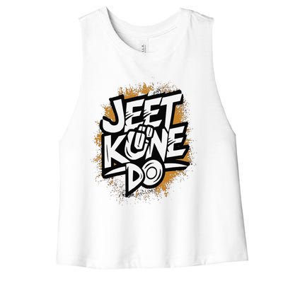 Emotional Damage Jeet Kune Do Jkd Mixed Martial Arts Women's Racerback Cropped Tank