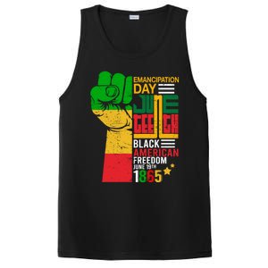 Ecipation Day Juneteenth Black American Freedom June 19th Funny Gift PosiCharge Competitor Tank