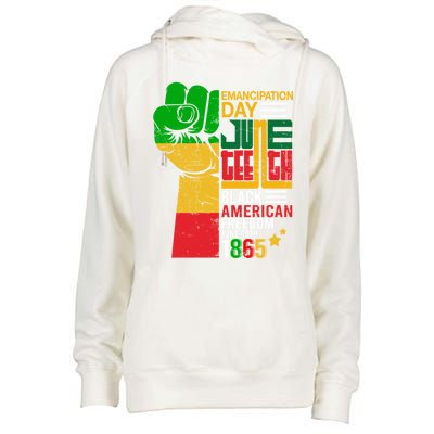 Ecipation Day Juneteenth Black American Freedom June 19th Funny Gift Womens Funnel Neck Pullover Hood