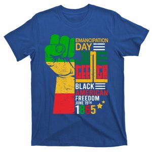 Ecipation Day Juneteenth Black American Freedom June 19th Funny Gift T-Shirt