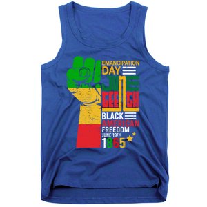 Ecipation Day Juneteenth Black American Freedom June 19th Funny Gift Tank Top