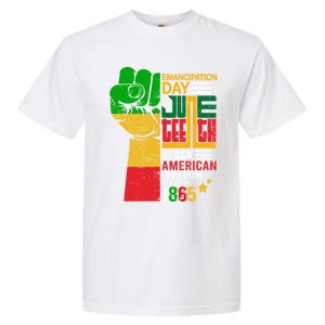 Ecipation Day Juneteenth Black American Freedom June 19th Funny Gift Garment-Dyed Heavyweight T-Shirt