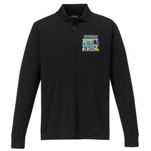 Every Day Kitten Cat My Medicine For Happiness Called Cats Performance Long Sleeve Polo