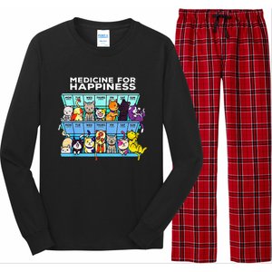 Every Day Kitten Cat My Medicine For Happiness Called Cats Long Sleeve Pajama Set