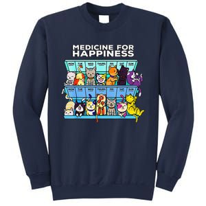 Every Day Kitten Cat My Medicine For Happiness Called Cats Sweatshirt