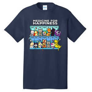 Every Day Kitten Cat My Medicine For Happiness Called Cats Tall T-Shirt