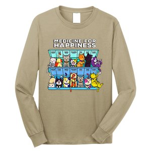 Every Day Kitten Cat My Medicine For Happiness Called Cats Long Sleeve Shirt