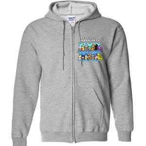 Every Day Kitten Cat My Medicine For Happiness Called Cats Full Zip Hoodie