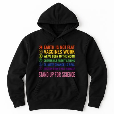 Epstein Didn’T Kill Himself Stand Up For Science Hoodie