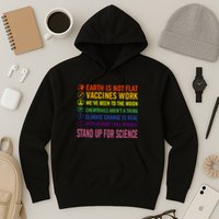 Epstein Didn’T Kill Himself Stand Up For Science Hoodie