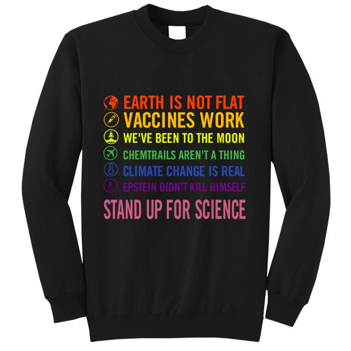 Epstein Didn’T Kill Himself Stand Up For Science Sweatshirt