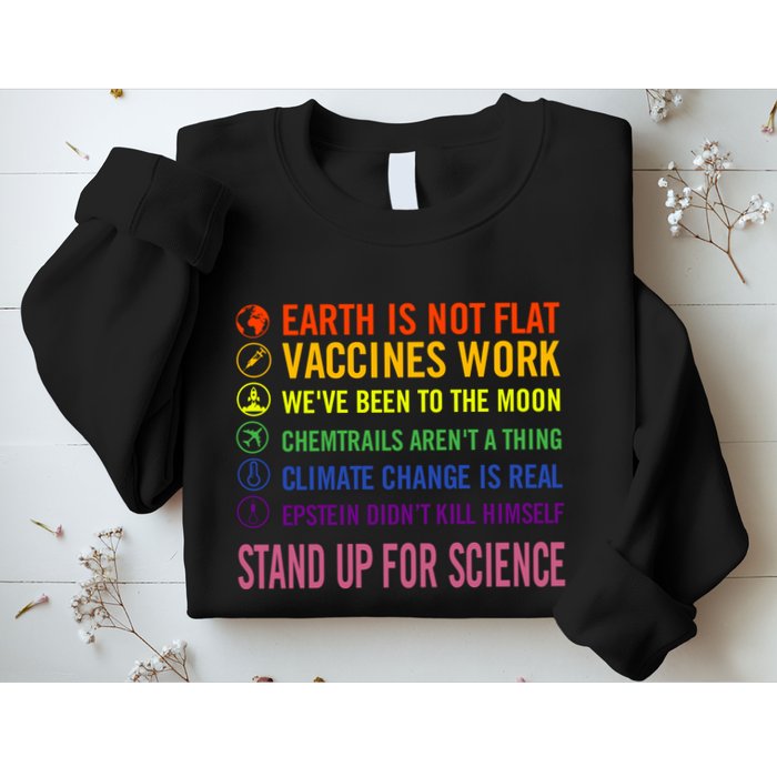 Epstein Didn’T Kill Himself Stand Up For Science Sweatshirt