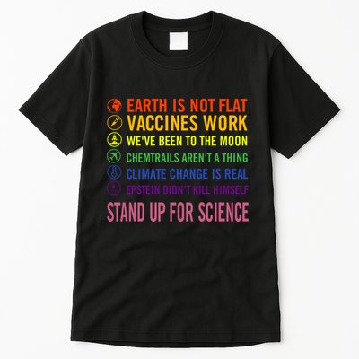 Epstein Didn’T Kill Himself Stand Up For Science Tall T-Shirt