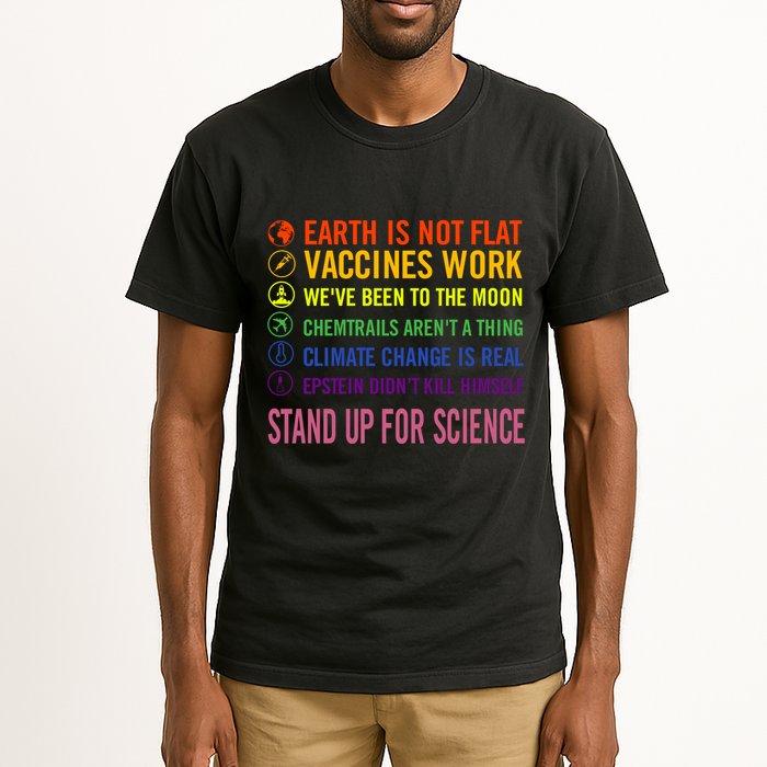 Epstein Didn’T Kill Himself Stand Up For Science Tall T-Shirt