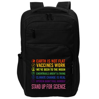 Epstein Didn’T Kill Himself Stand Up For Science Impact Tech Backpack