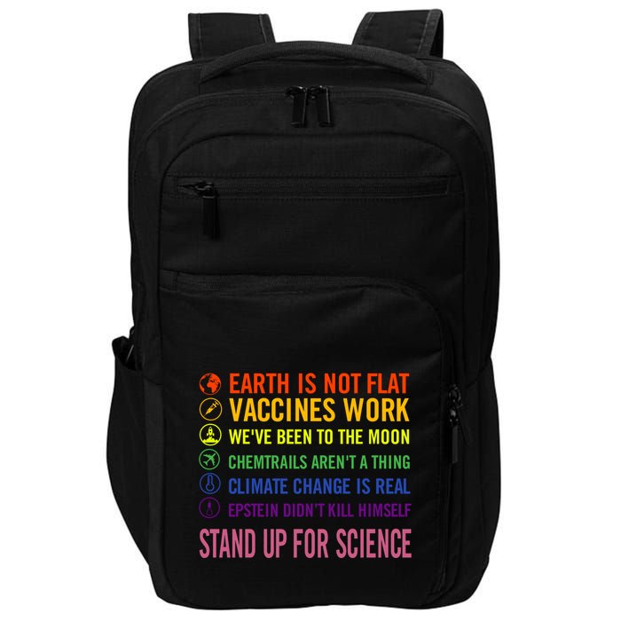 Epstein Didn’T Kill Himself Stand Up For Science Impact Tech Backpack