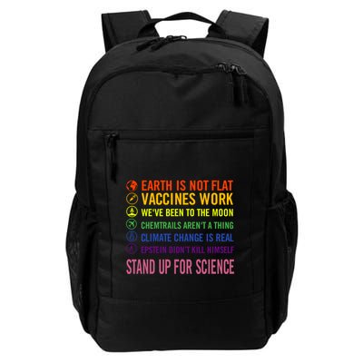 Epstein Didn’T Kill Himself Stand Up For Science Backpack
