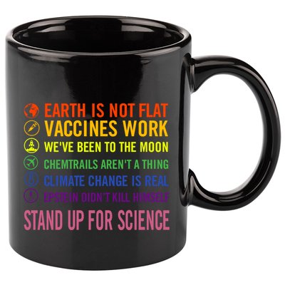Epstein Didn’T Kill Himself Stand Up For Science 11oz C Handle Ceramic Mug