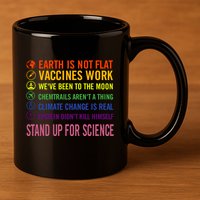 Epstein Didn’T Kill Himself Stand Up For Science 11oz C Handle Ceramic Mug