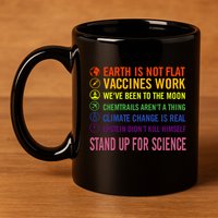Epstein Didn’T Kill Himself Stand Up For Science 11oz C Handle Ceramic Mug