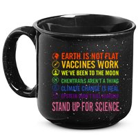 Epstein Didn’T Kill Himself Stand Up For Science 15oz Campfire Ceramic Mug