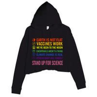 Epstein Didn’T Kill Himself Stand Up For Science Crop Fleece Hoodie