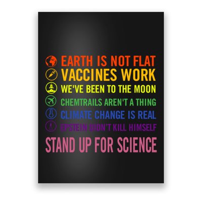 Epstein Didn’T Kill Himself Stand Up For Science Poster
