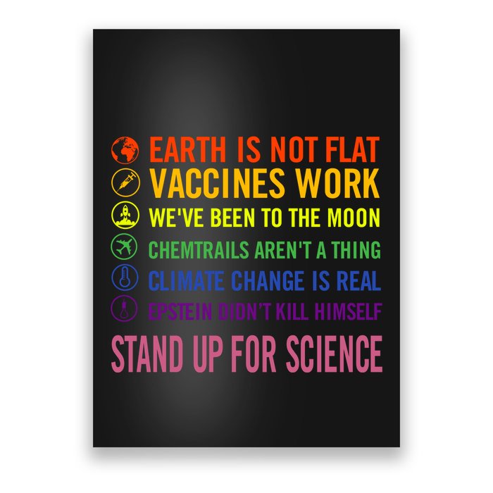 Epstein Didn’T Kill Himself Stand Up For Science Poster