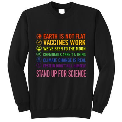 Epstein Didn’T Kill Himself Stand Up For Science Tall Sweatshirt