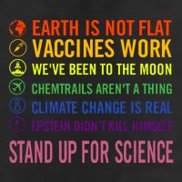 Epstein Didn’T Kill Himself Stand Up For Science 25L Jumbo Tote