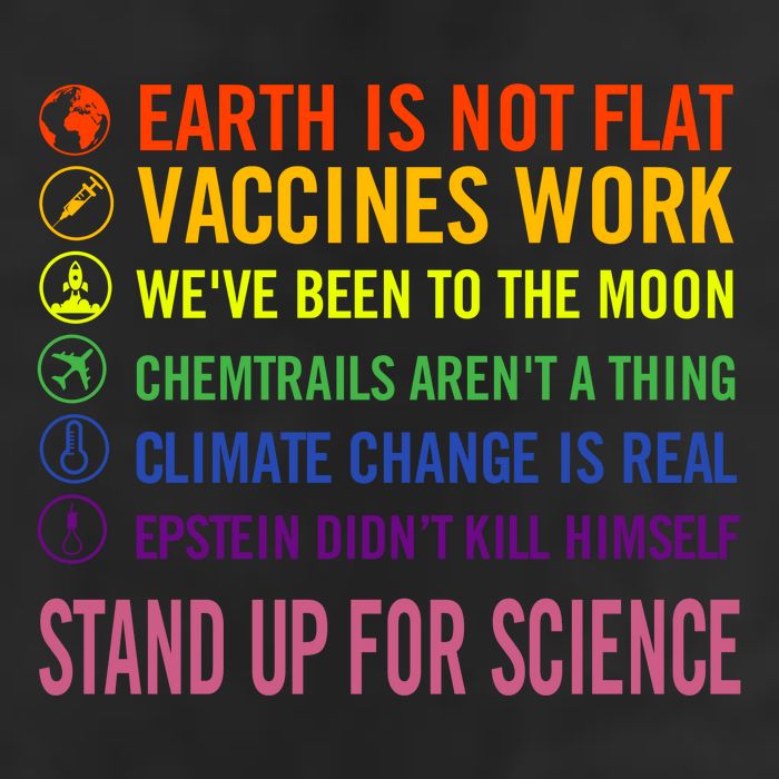 Epstein Didn’T Kill Himself Stand Up For Science 25L Jumbo Tote