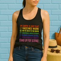 Epstein Didn’T Kill Himself Stand Up For Science Womens Tank Top