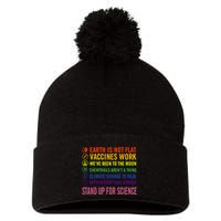 Epstein Didn’T Kill Himself Stand Up For Science Pom Pom 12in Knit Beanie