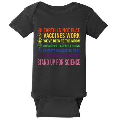 Epstein Didn’T Kill Himself Stand Up For Science Baby Bodysuit