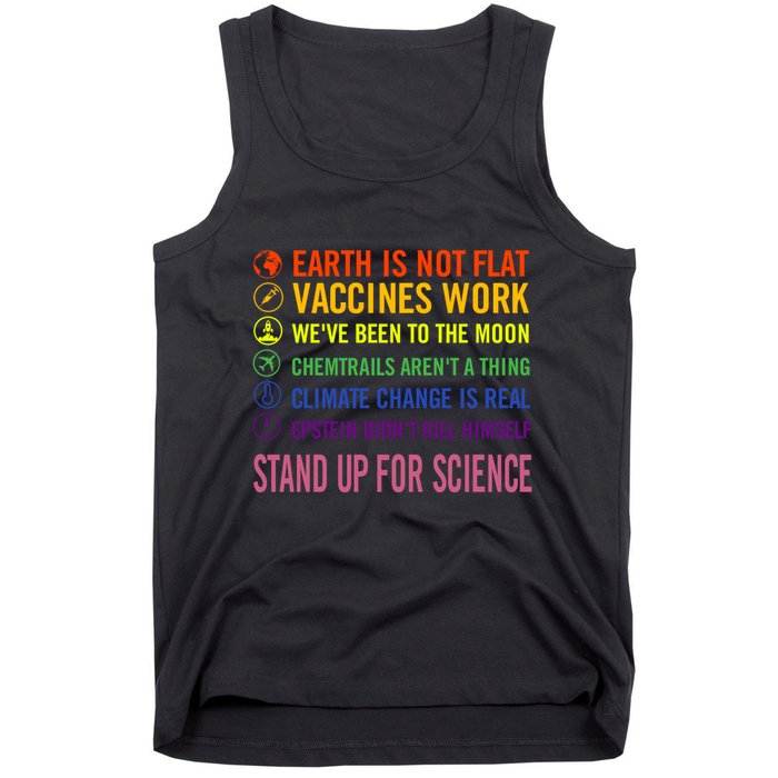 Epstein Didn’T Kill Himself Stand Up For Science Tank Top