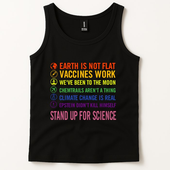 Epstein Didn’T Kill Himself Stand Up For Science Tank Top