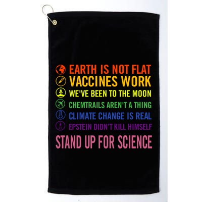 Epstein Didn’T Kill Himself Stand Up For Science Golf Towel