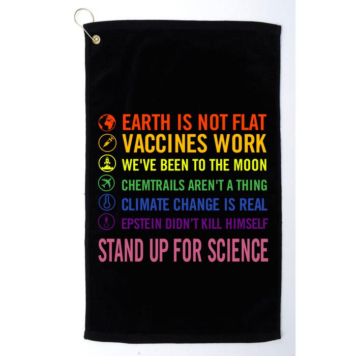 Epstein Didn’T Kill Himself Stand Up For Science Golf Towel