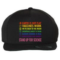 Epstein Didn’T Kill Himself Stand Up For Science Wool Snapback Cap