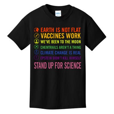 Epstein Didn’T Kill Himself Stand Up For Science Kids T-Shirt