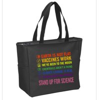 Epstein Didn’T Kill Himself Stand Up For Science Zip Tote Bag