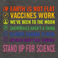 Epstein Didn’T Kill Himself Stand Up For Science Vector Backpack