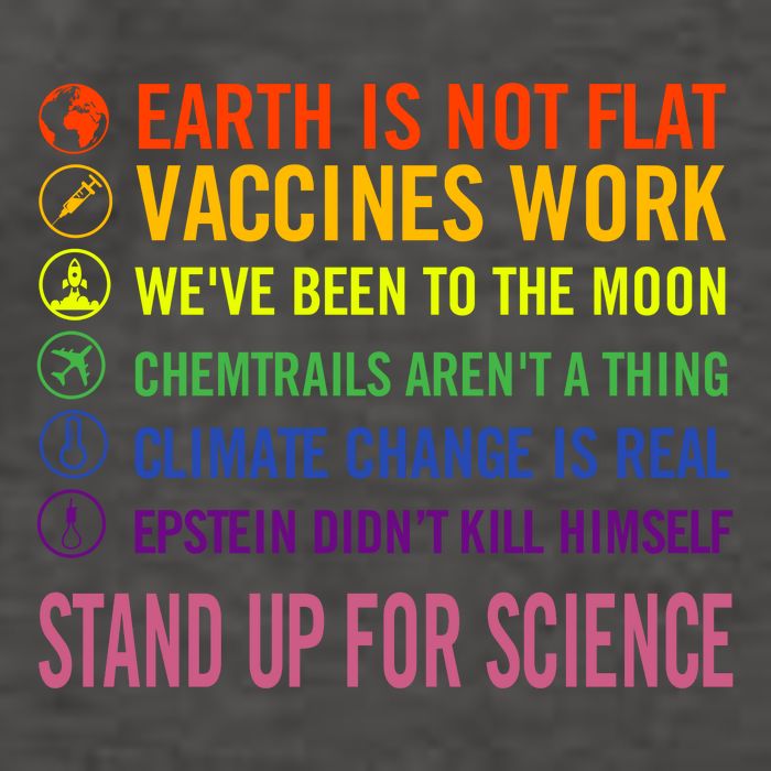 Epstein Didn’T Kill Himself Stand Up For Science Vector Backpack